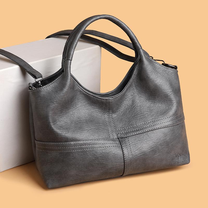 Fashion Vintage Leather Handbag with Top Handle Shoulder Bag Womens Vintage Crossbody Bag Work Shopping and Meeting Friends Ladies' Holiday Gifts