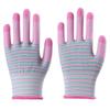Breathable, Knitted, Protective Gloves, Striped, Anti Slip Gloves, Wear-resistant, Work Gloves, High Elasticity, Nylon Gloves