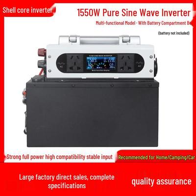 Portable Outdoor Car Sine Wave Inverter with Battery Compartment