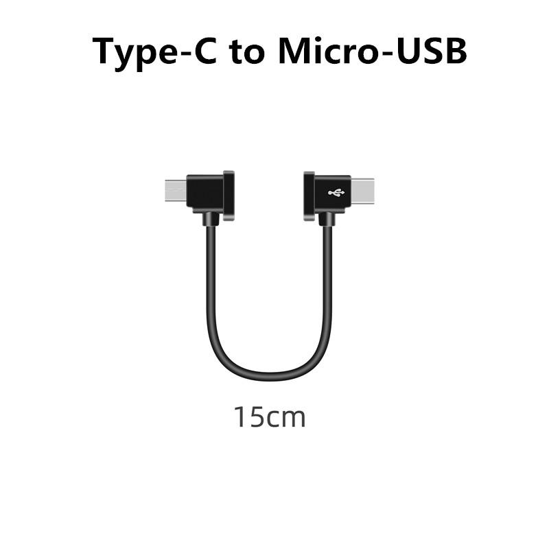Data Cable for DJI Mavic 3/MINI 3 Pro/MINI 2/FPV/POCKET 2/AIR 2S/ Air 2/OSMO/Avata Pocket Accessory TYPE C IOS USB Android Wire