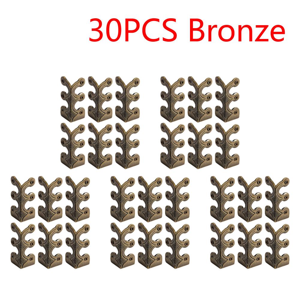Vintage Metal Corner Protector Iron Skiffers Corner Brackets Corners Edge Cover for Jewelry Wooden Box Antique Furniture