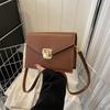 Chic Summer 2023 Small Square Bag Fashionable Street Style Pu Crossbody Bag