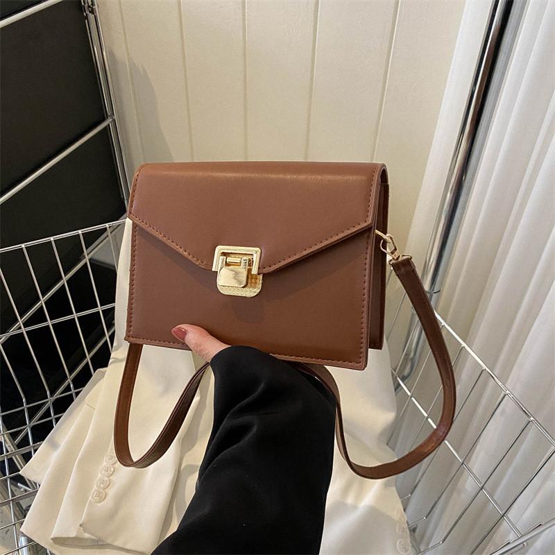 Chic Summer 2023 Small Square Bag Fashionable Street Style Pu Crossbody Bag