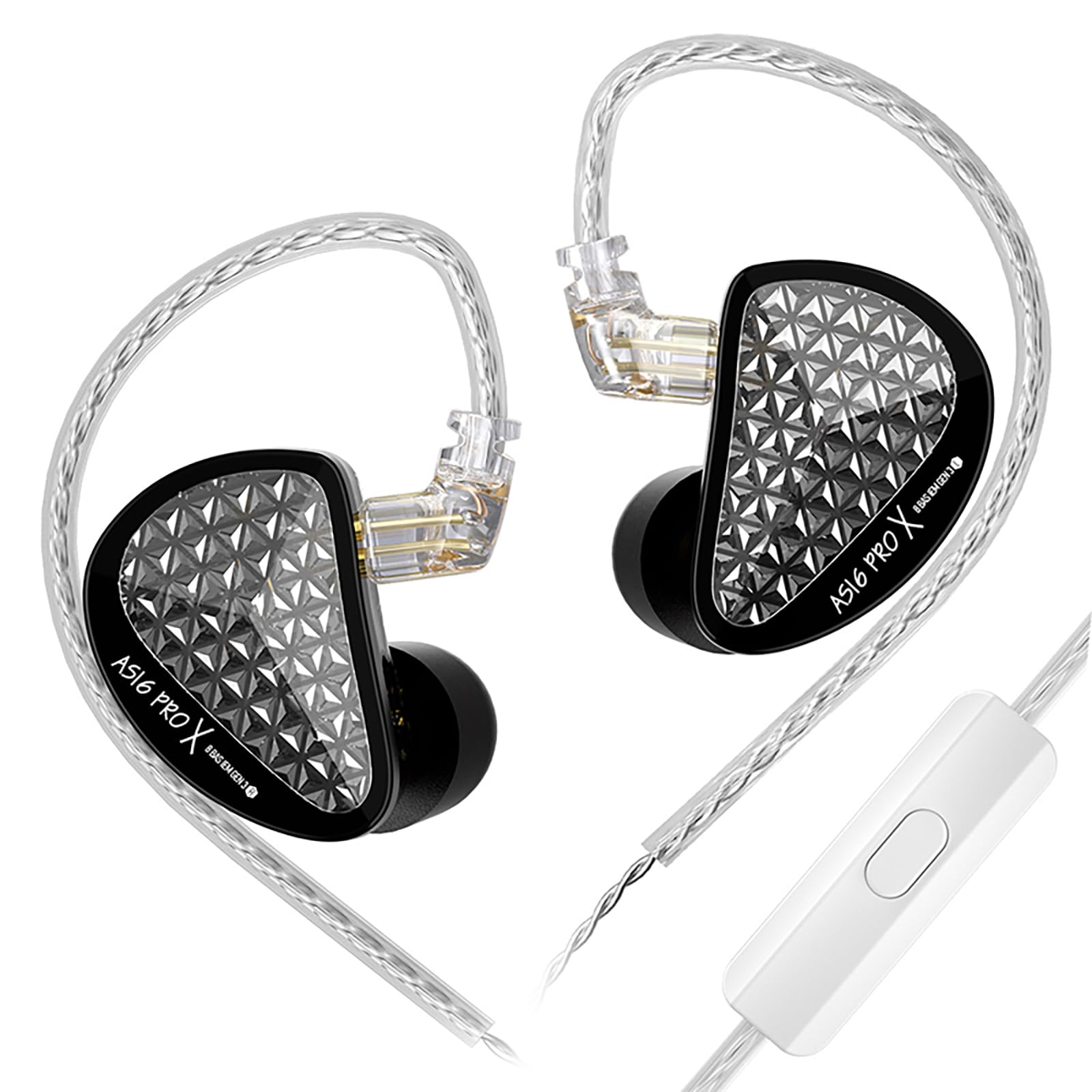 

Linsoul KZ AS16 Pro X High-End Hybrid Earphones Features a New Three-Way Crossover Scheme, High-Precision 3D-Printed Resin Brackets, Gold-Plated