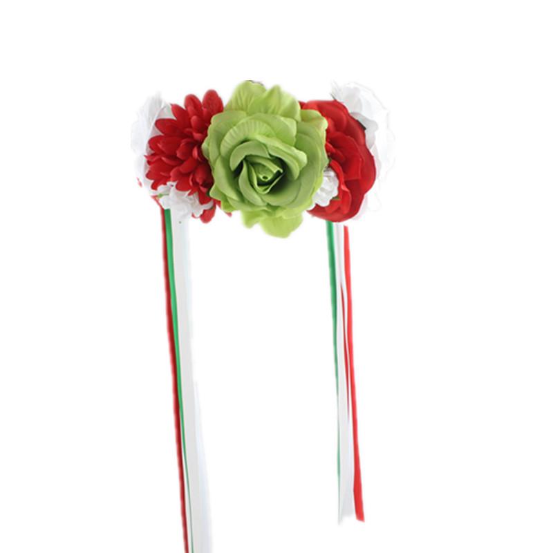 European & American Rose Cosplay Holiday Party Headband - Christmas Floral Hairpiece