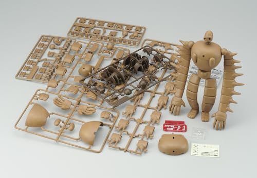 Fine Molds Laputa: Castle in the Sky Robot Soldier (Battle Version) 1/20 Scale (Includes Same-Scale Pazu Unpainted Figure) Plastic Model FG4