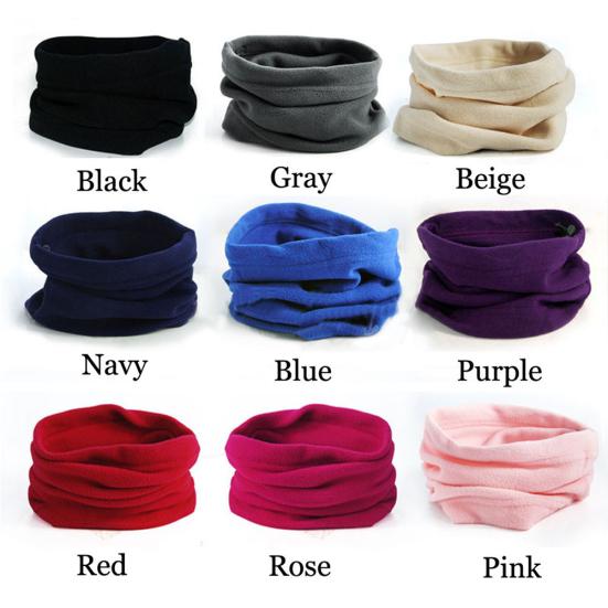 Winter Thermal Men Women Sports Neck Warmer Beanie Face Mask Snood Hat Scarf
