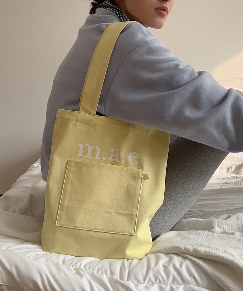 Mucu And Ebony M.A.E Our Logo Bag _ Lemon Yellow
