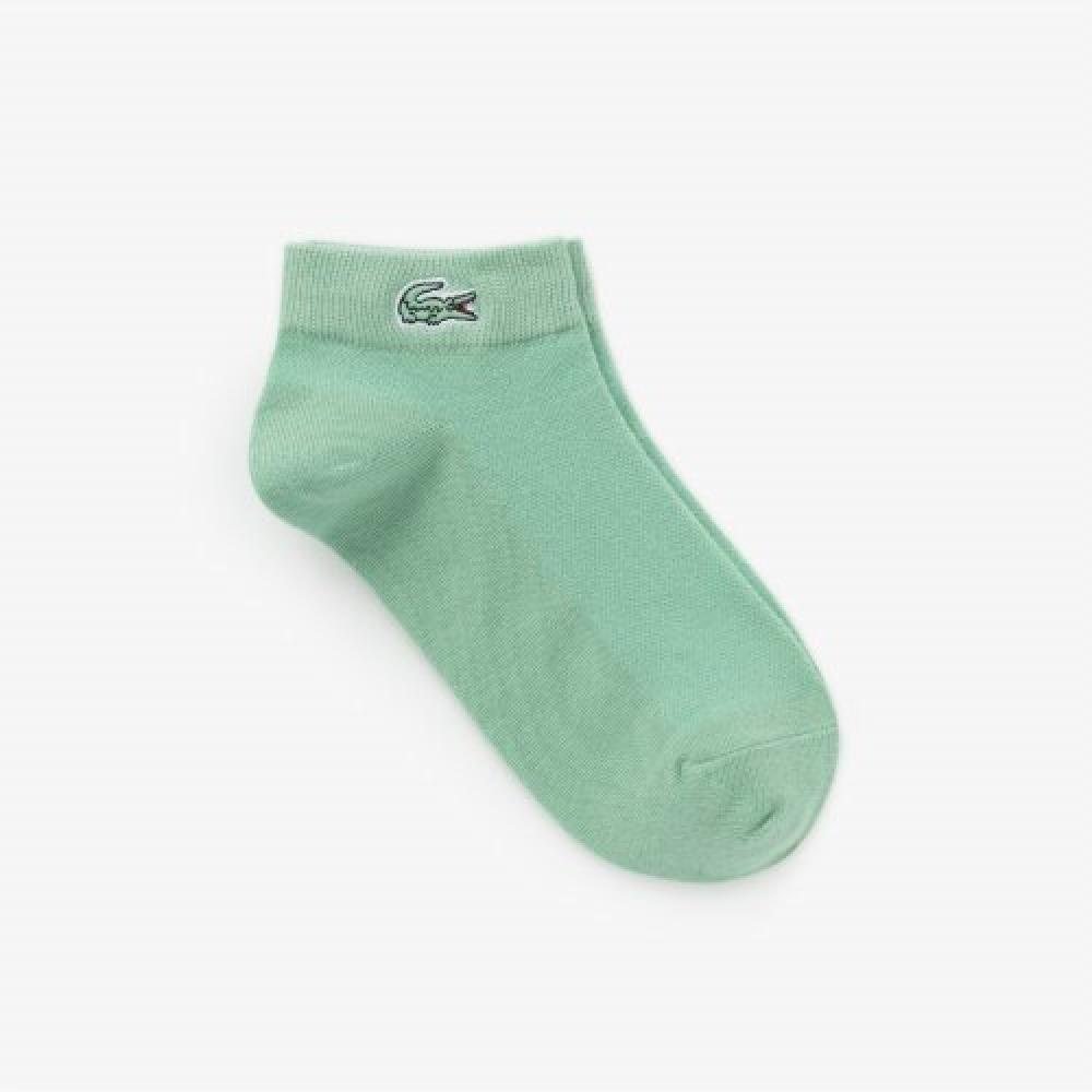 

LACOSTE Женские сетчатые носки до щиколотки [Светло-зеленый]