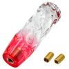 MARUHADO Crystal Shift Knob Universal Truck Shift Lever M8 M10 M12 P1.25 AT MT 150mm 15cm Clear/Pink