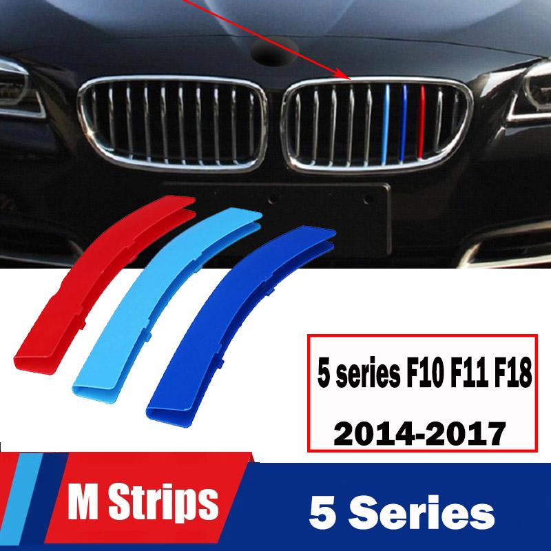 MLKK4 M Power Front Grille Trim Strips For BMW X1 X2 X3 X4 X5 X6 X7 F48 F49 E84 F39 F25 F26 G01 G02 F15 E70 G05 F16 E71 E72 G07 Z4 E89