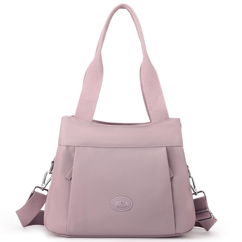 

Женская сумка, большая вместимость, легкая нейлоновая сумка через плечо фиолетовый