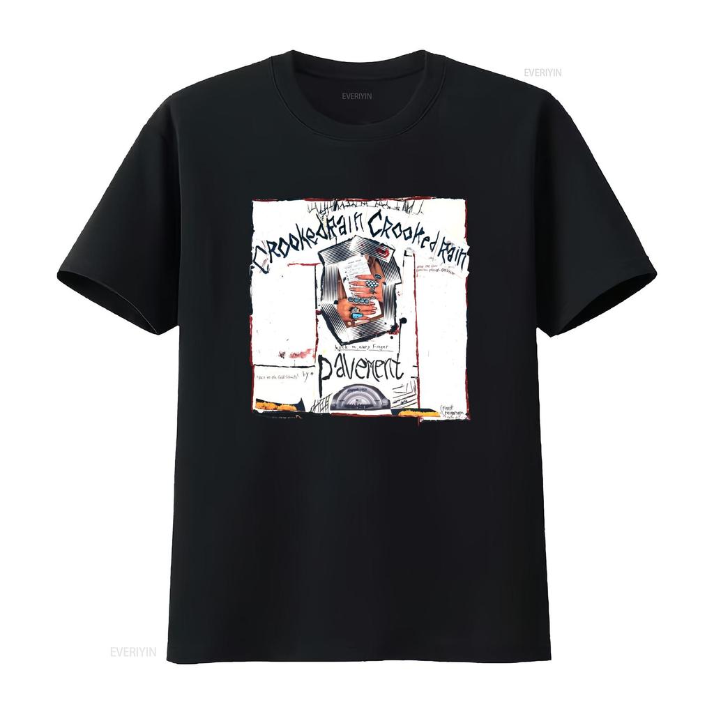 Paveunisext Band Crooked Rain T Shirt Full Size S 5xl Unique Art Print Design Rock Merch Vintage Homme Comfortable Stylish