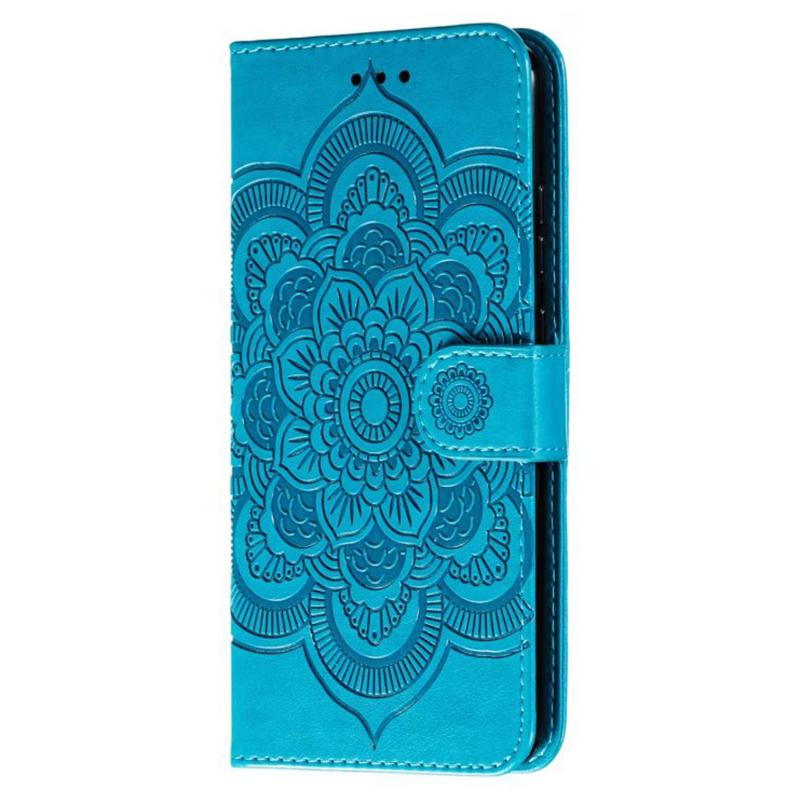 Phone Case For Motorola Edge 50 Neo 5G/Moto S50 5G/ThinkPhone 25 5G PU Leather Mandala Imprinted Design Wallet Cover
