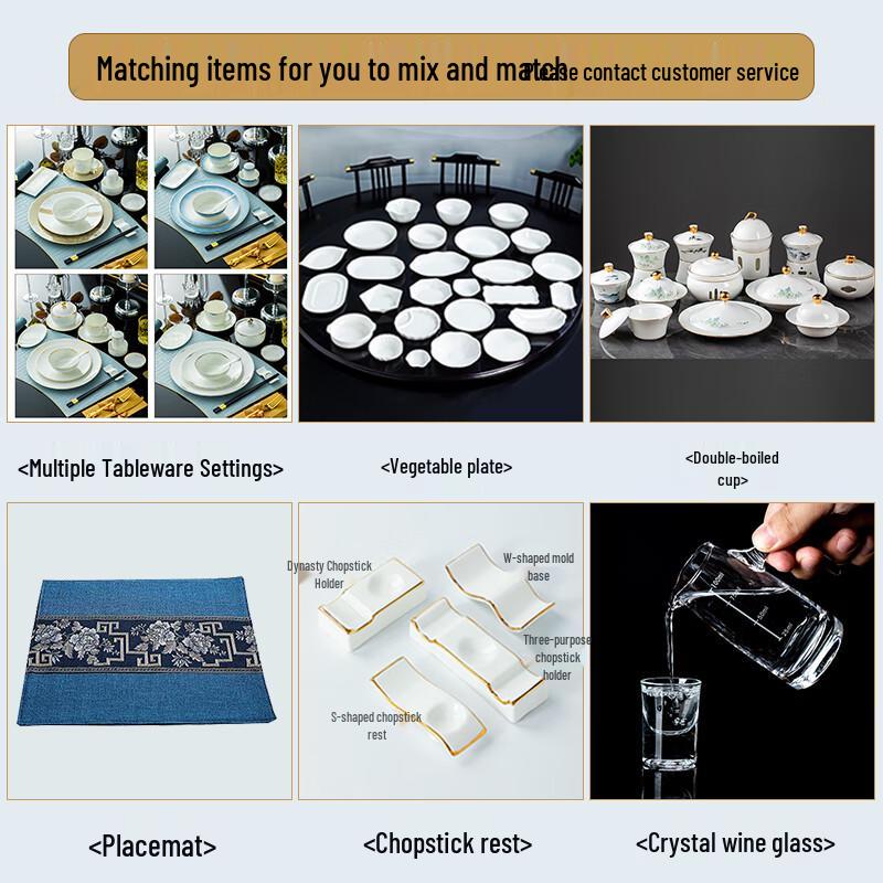 Taoxianghui Bone China Dinnerware & Tableware Sets