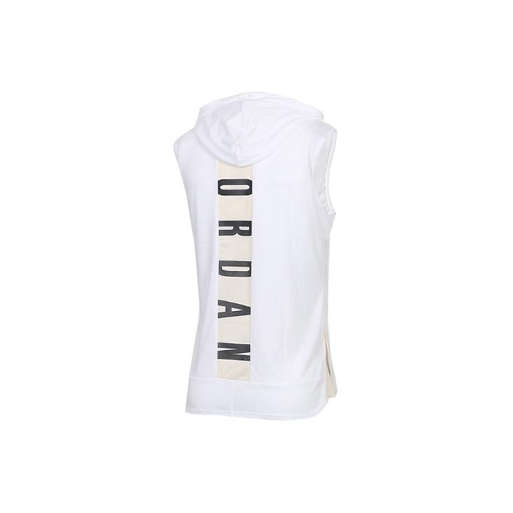 Sudadera con capucha sin mangas para entrenamiento Air Jordan Dri-Fit 23 Alpha de secado rápido para hombre Tops Blanco AJ1062-100