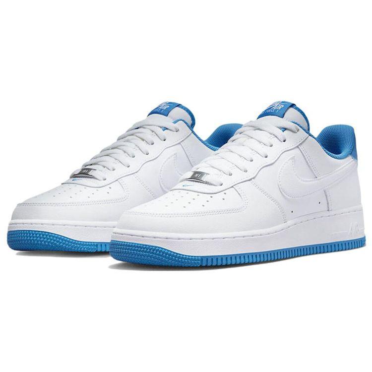 Nike Air Force 1 07 White Light Photo Blue Men Sneakers DR9867-101