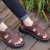 Fashion Beach Male Shoe Genuine Leather Outdoor Eva In Welcome Deal Japanese Luxury H Breathable Barefoot 2025 Styles 39 Men's Sandal