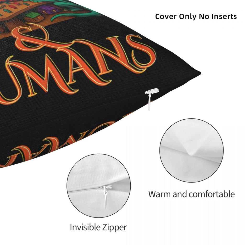Stylish Home House And HumansDecoration Pillowcases Merch Dungeons and Dragons Pillow Covers Square Multi Size