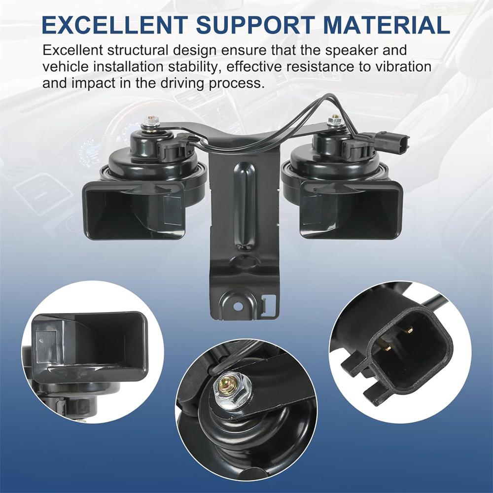 High Low Pitch Horn Assembly For 2016-2019 Ford Explorer GB5Z-13832-A GB5Z13832A