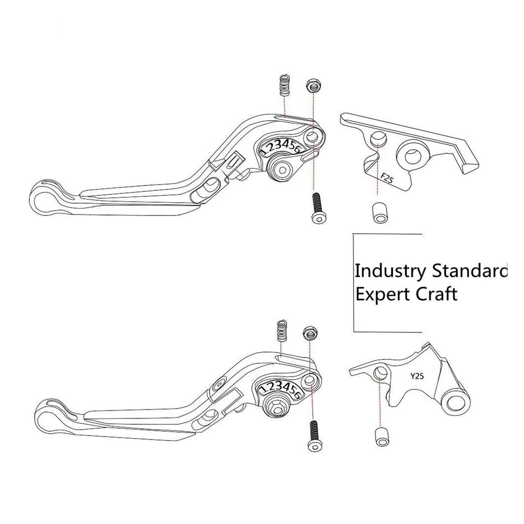Motorcykel Bromskopplingshandtag För Honda CBR954RR CBR954 RR CBR 954 RR 2002-2003 Motorcykel