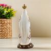 Resin Fatima Virgin Mary Sculpture Hand Painted For Long Time Display For Catholic And Christian Faith Church Decoration