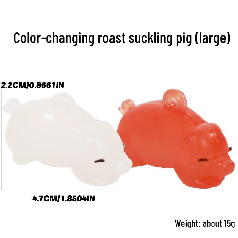 Color-Changing Roast Duck Pendant: Capybara Car-Mount Keychain Reacts To Light & UV Rays, Entertaining Novelty Item