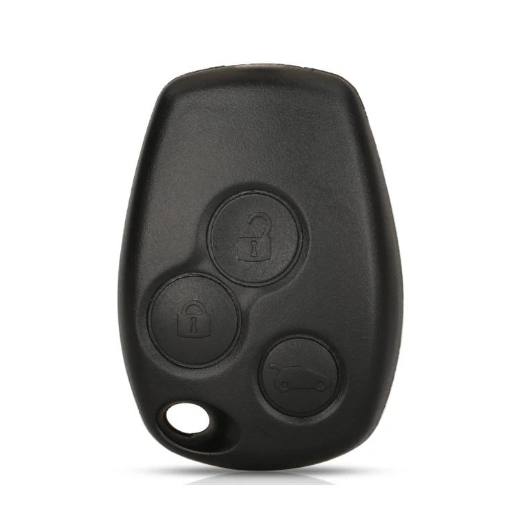 Jingyuqin 2 Button Key Fob Remote Shell Case Cover Uncut For Renault Duster Modus Clio 3 Twingo DACIA Logan Sandero