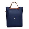 Longchamp Střední kabelka Le Pliage se zapínáním na patentku se zlatým povrchem, nylon, tmavě modrá, dámské kabelky 10168089P68