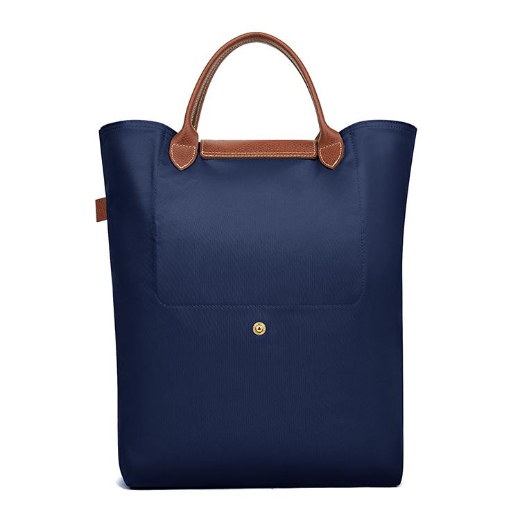 Longchamp Střední kabelka Le Pliage se zapínáním na patentku se zlatým povrchem, nylon, tmavě modrá, dámské kabelky 10168089P68