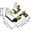 1 Pin QP2-4.7 Start Relay and Overload Kit for Mini Fridge,Compact Refrigerator,Beverage & Wine/Beer Cooler,Deep Freezer