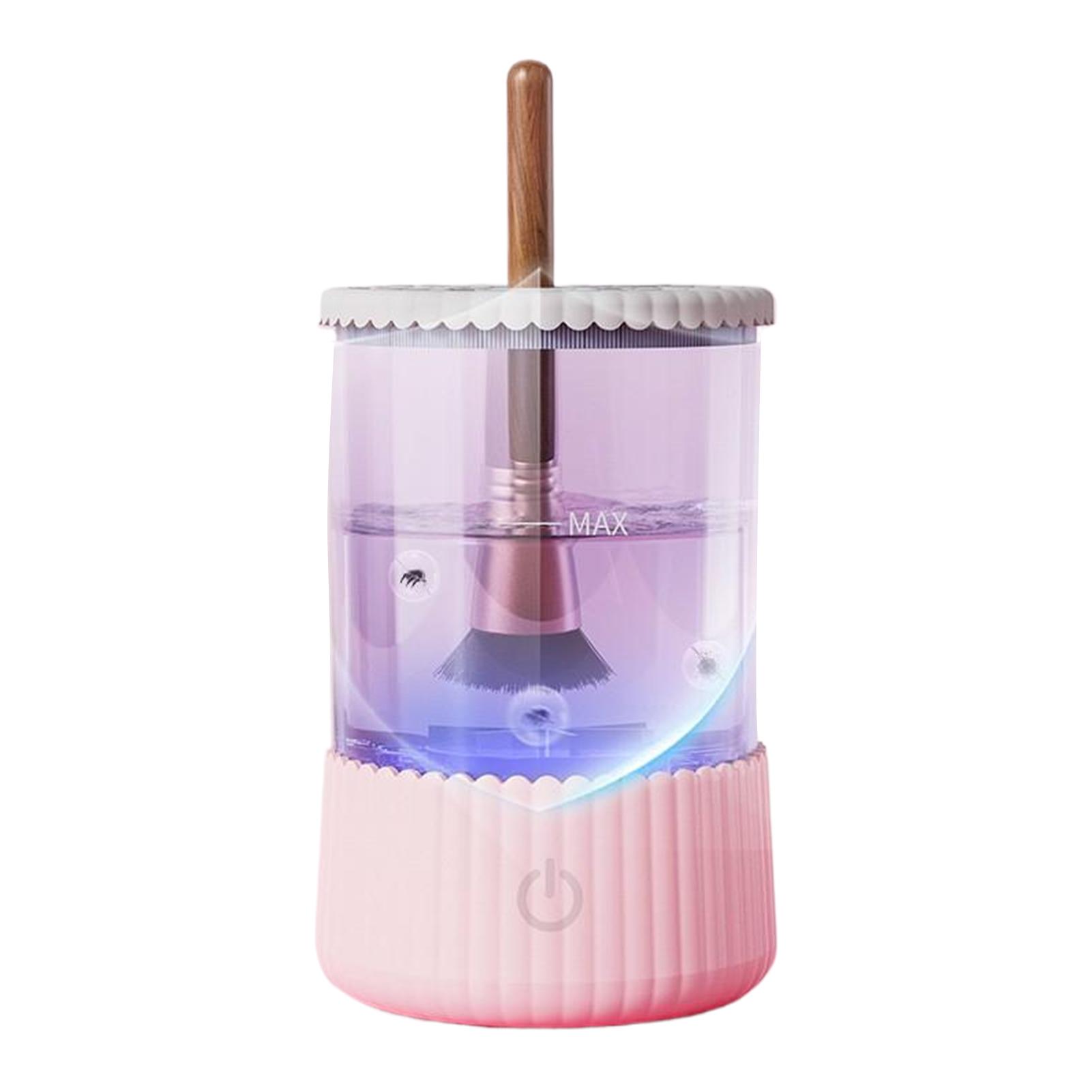 

Makeup Brush Cleaner Quick Cleaning Designed For Efficiency Electric Makeup Brush Cleaner розовый