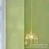 Retro Crystal Pendant Lamp Indoor Decorative Chandelier For Restaurant Bar Dining Table Light Aisle Porch Bedroom Hang Lamp