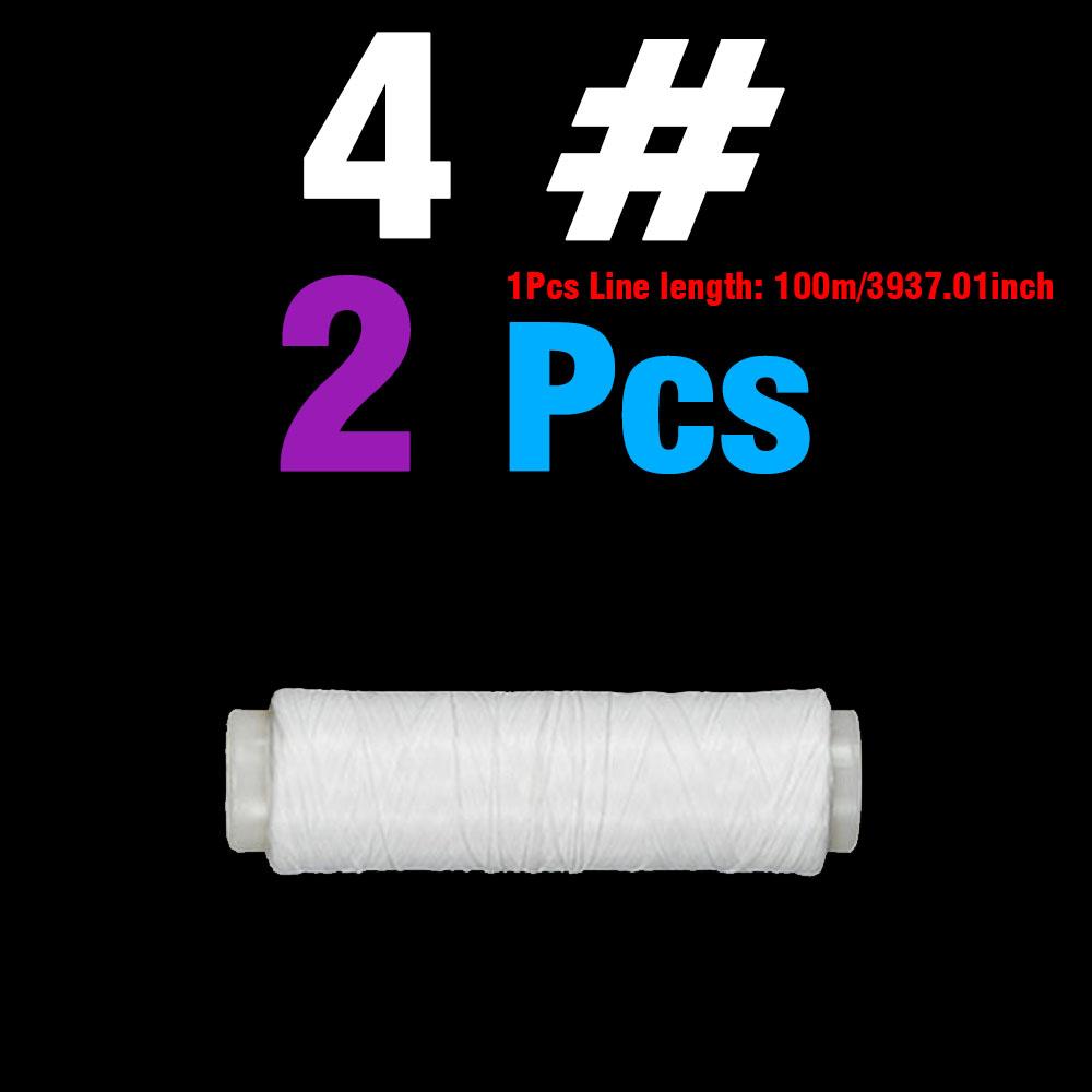 2Pcs Bait Elastic Thread Sea Fishing Tying Material Stretchy Clear Sea Fishing Line Keeping Bait on Hook