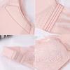 Women Floral Lace Comfort Rose Bra Seamless Front Closure No Underwire Bra Plus Size