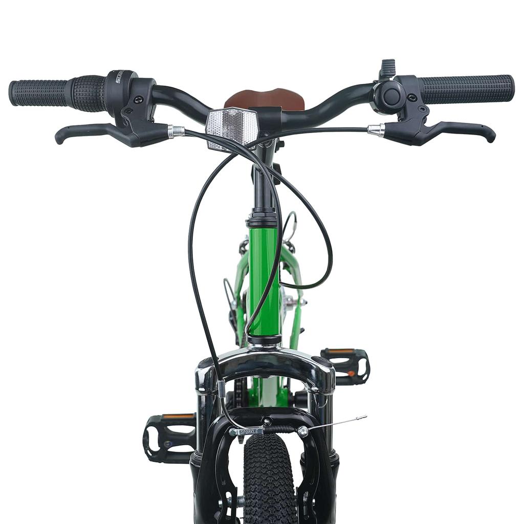 Kids Bike 24 Inches 6 Speed for Ages 8 12 Green