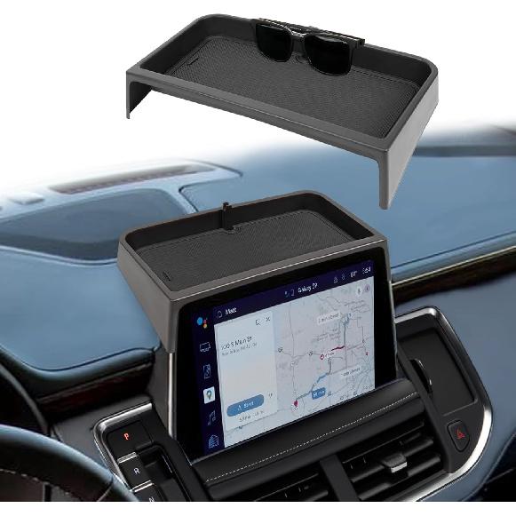 Center Console Dash Storage Tray Compatible With    2024 GMC Yukon/Chevy Suburban/Tahoe Center Console Organizer Storage Box Interior Ert Accessories