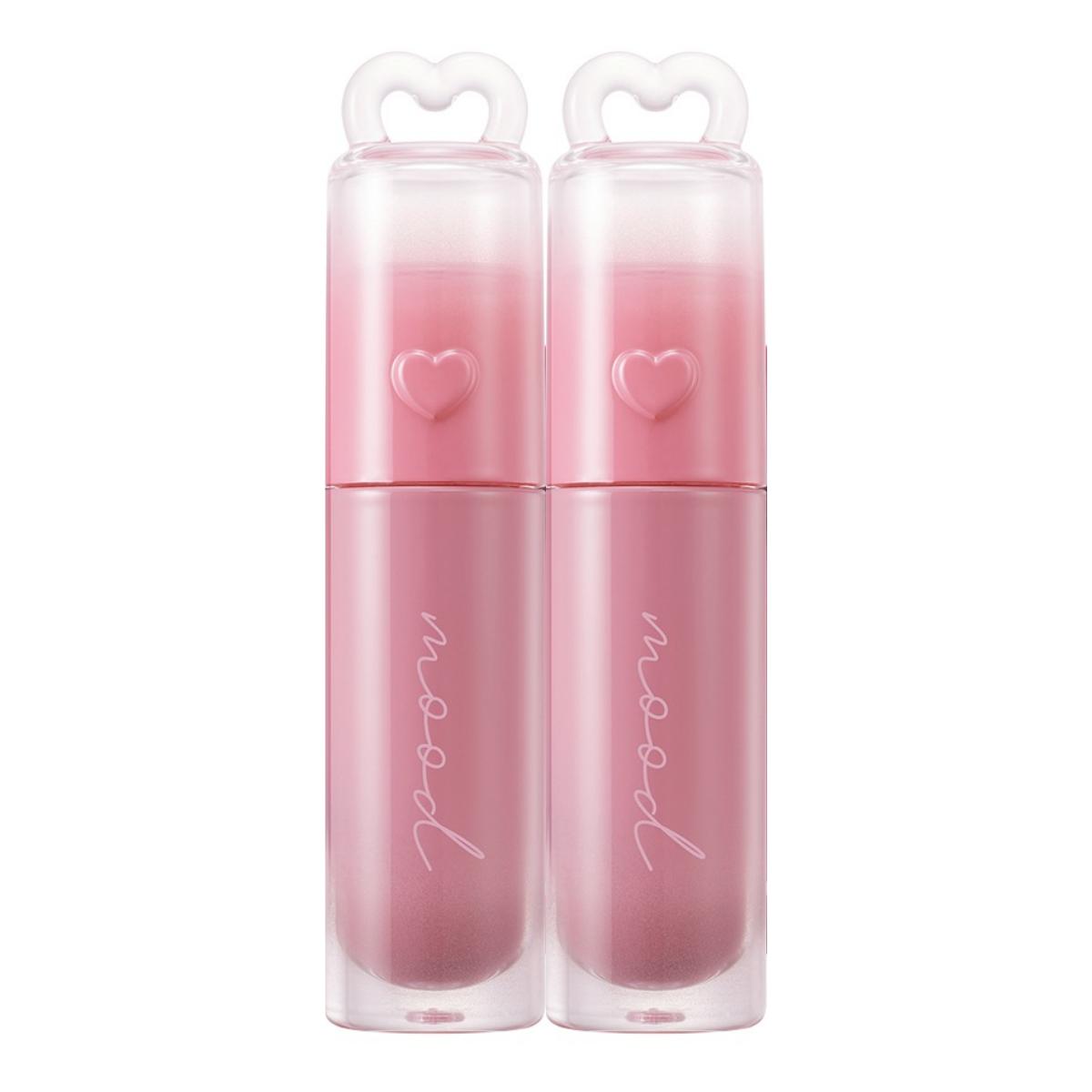 

Peripera Ink Mood Glowy Tint 26AD, #041 Cool-ing Pink (Pink Ha Guma), 4g (2EA) - Cool Berry Pink Dewy Lip Stain Set