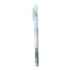 Hobby Stationery Moyi Erasable Gel Pen 0.5mm, Black and Crystal Blue