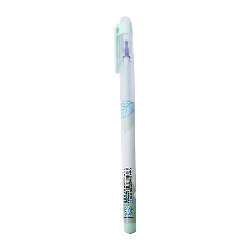 Hobby Stationery Moyi Erasable Gel Pen 0.5mm, Black and Crystal Blue