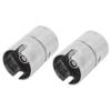 2pcs Drop In Swivel Rod Holder Adapter 304 Stainless Steel 360 Degree Fishing Pole Converter for 1‑9 16in Rod Holder