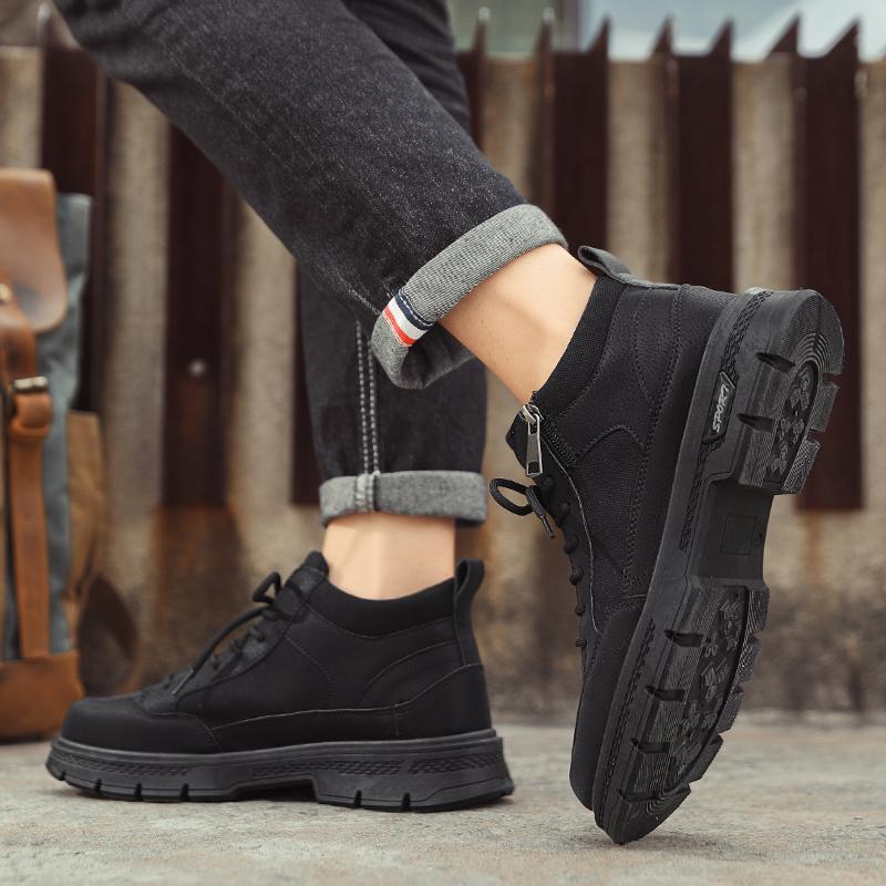 Casual Boots Fashionable Commute Chelsea Boots Comfortable Wear-Resistant Non-Slip Ankle Boots Male Tooling Boots Free Shipping