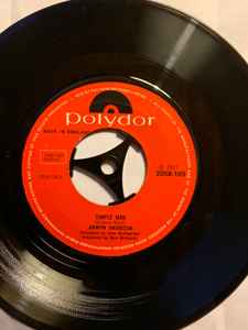 

7inch Record ARWYN DAVIDSON - Simple Man 2058105 Polydor 1971 UK Rock Used
