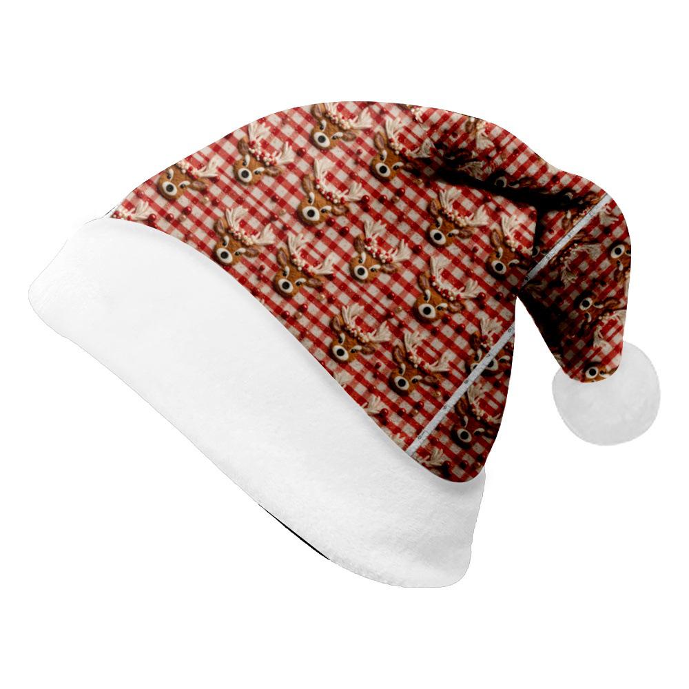 2024 Christmas Ornaments: Double-Sided Flannel Snowman Print