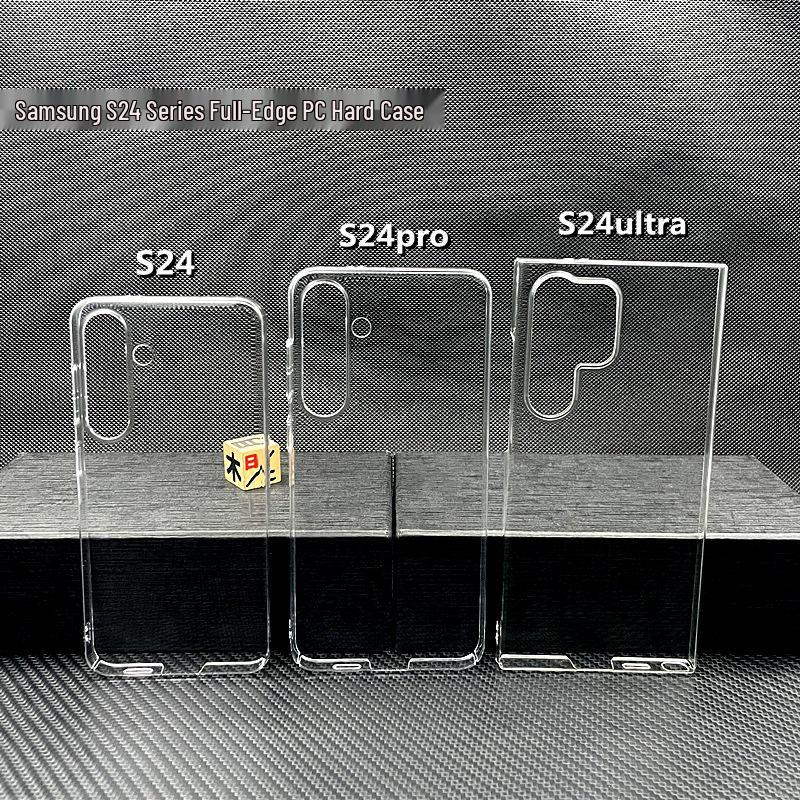 Samsung Galaxy S24/S25/S23 Transparente Schutzhülle mit vollständiger Abdeckung, sturzsicher