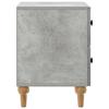 Nightstand Concrete Gray 43 x 34.5 x 48 cm Particleboard