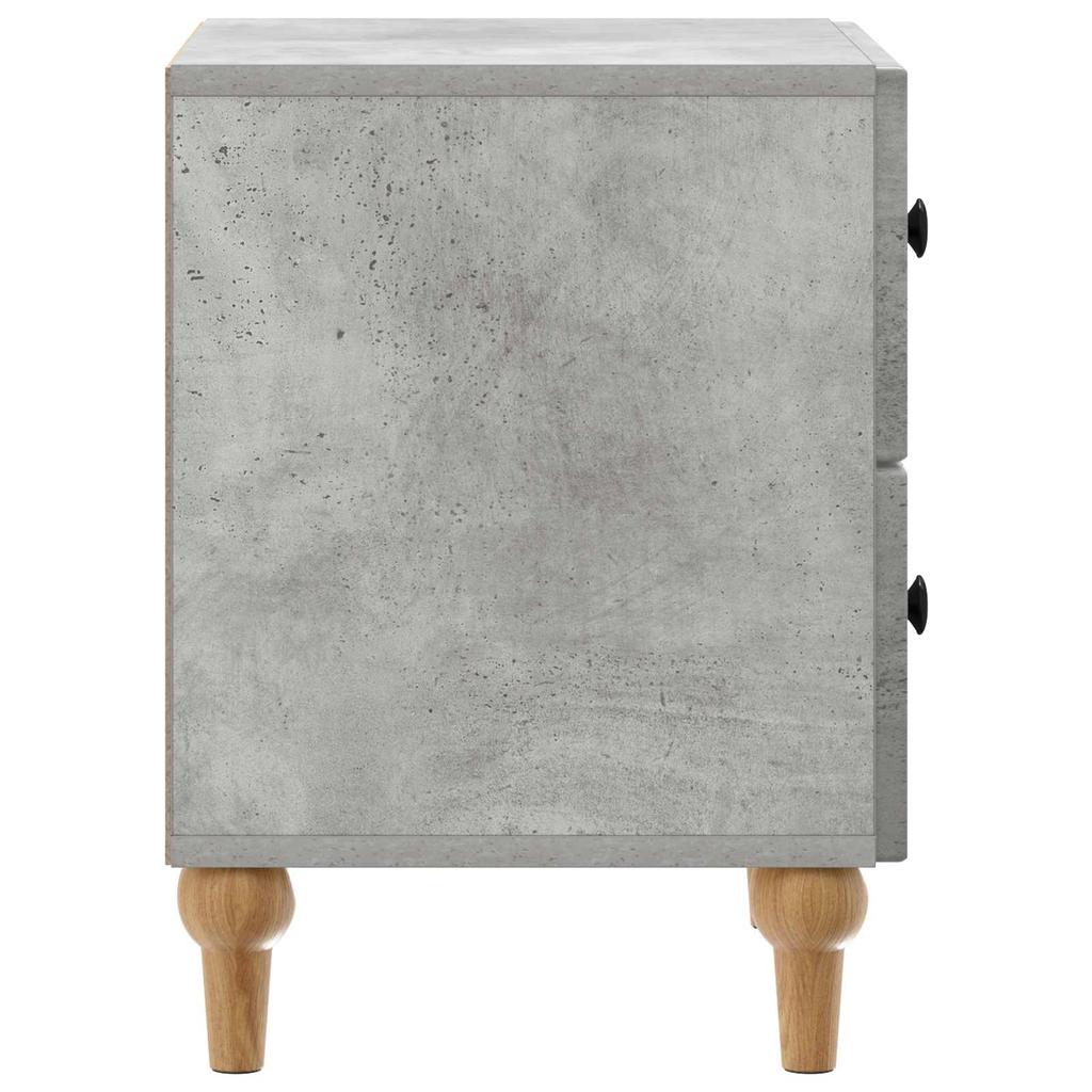 Nightstand Concrete Gray 43 x 34.5 x 48 cm Particleboard
