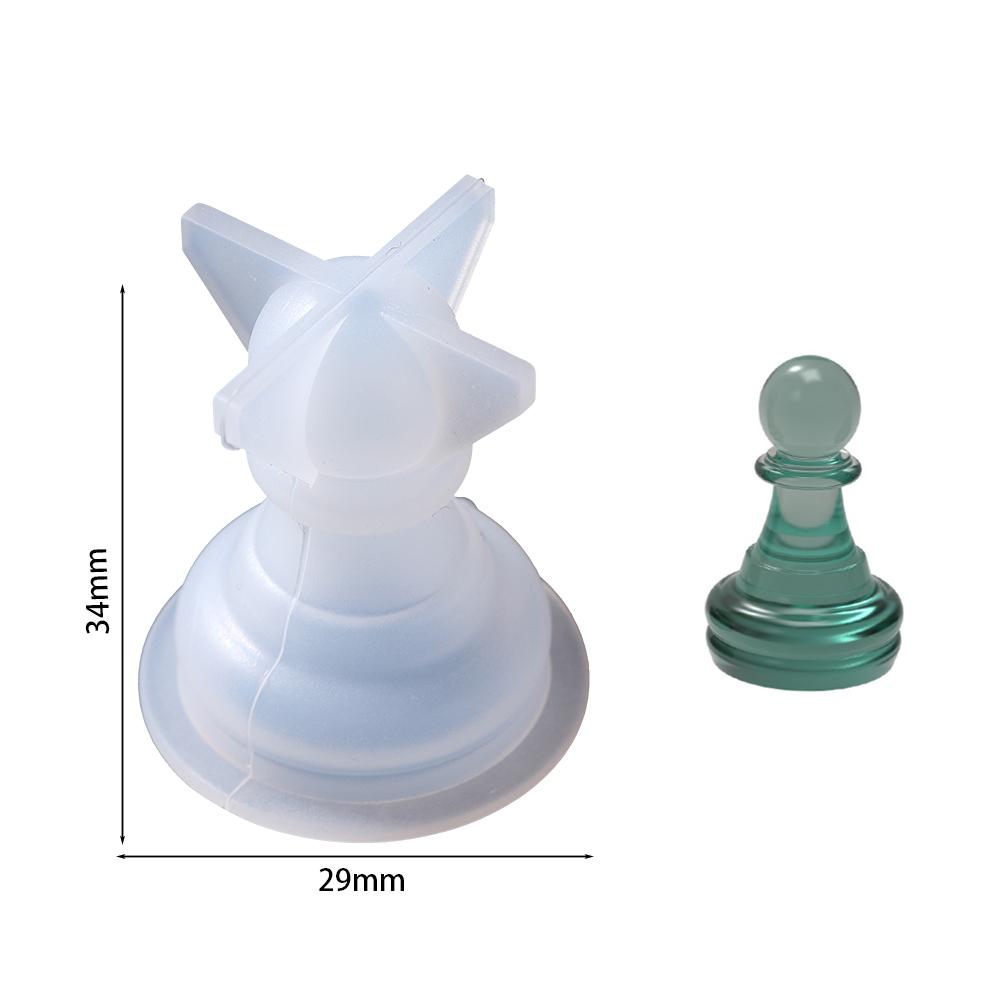 

3D Chess Piece Silicone Mold International Chess Queen King Epoxy Resin Casting Mould for DIY Crystal Epoxy Resin Crafts