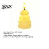 Christmas Party Table Centerpieces Tree Shaped Flameless LED Candles, Battery Operated Flickering Candle Dorm Room Bedside Lights Light, Holiday