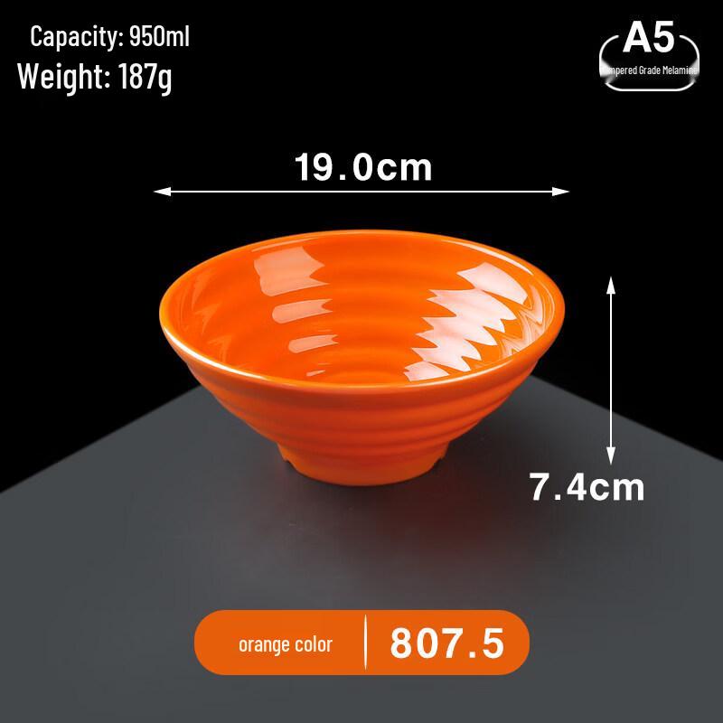 A5 Melamine Food-Grade Ramen Soup Bowl